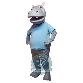 Hippo Mascot Costume