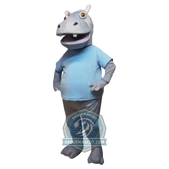 Hippo Mascot Costume