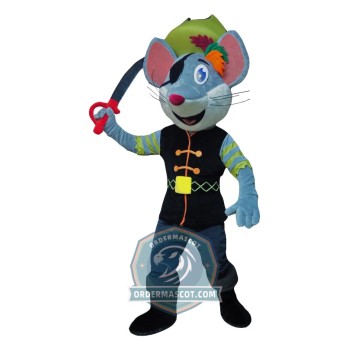 Pirate Mouse Mascot Costume