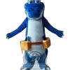 Blue Alligator Mascot Costume