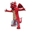 Red Dragon Mascot Costume