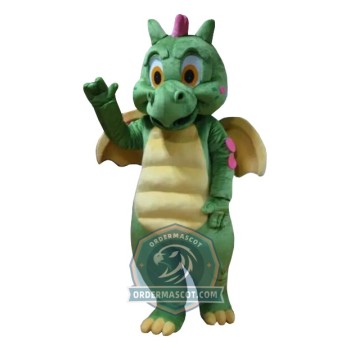 Friendly Dragon Mascot Costume