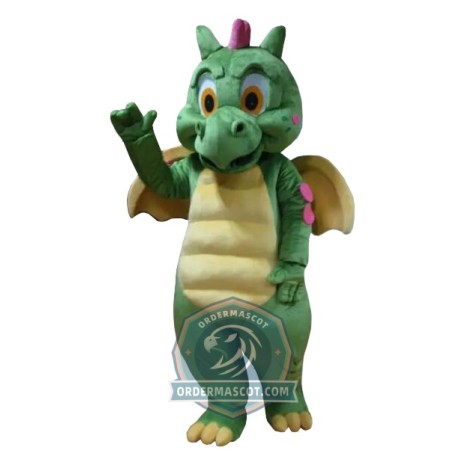 Friendly Dragon Mascot Costume