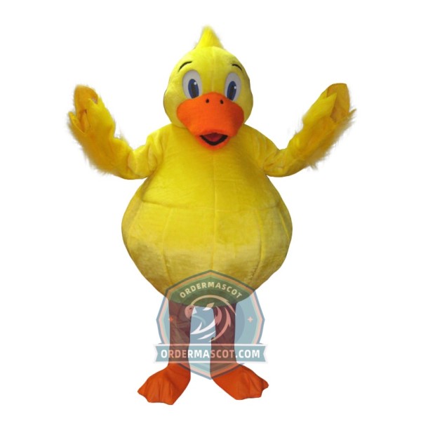 Yellow Duck Mascot Costume