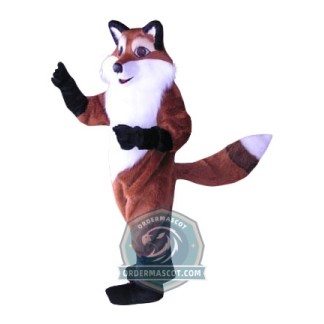 Friendly Fox Mascot Costume