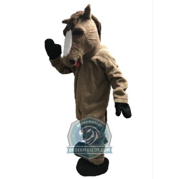 Realistic Horse Mascot Costume