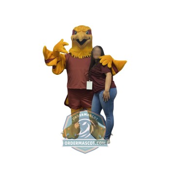 College Sport Eagle Mascot Costume