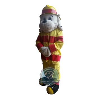 Friendly Fire Dog Mascot Costume