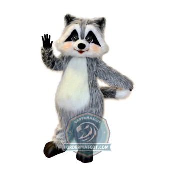 Friendly Raccoon Mascot Costume