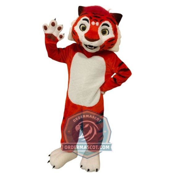 Friendly Lightweight Tiger Mascot Costume