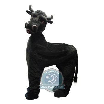 Two People Buffalo Mascot Costume