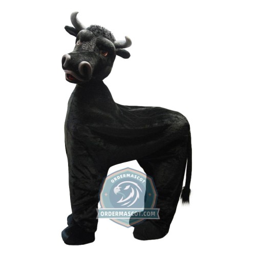 Two People Buffalo Mascot Costume
