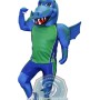 Power Blue Dragon Mascot Costume