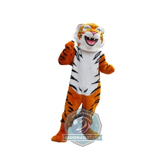 Realistic Lightweight Tiger Mascot Costume
