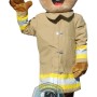 Fire Fighting Beaver Mascot Costume