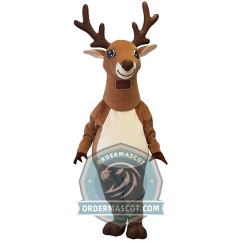 Realistic Deer Mascot Costume