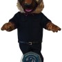 Realistic Police Dog Mascot Costume