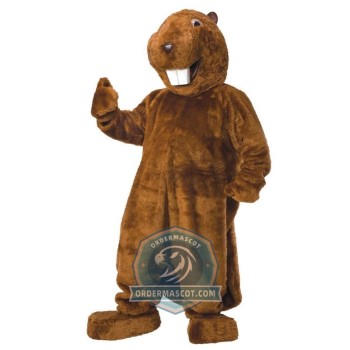 Realistic Lightweight Beaver Mascot Costume