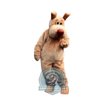 Cute Brown Dog Mascot Costume