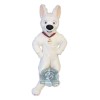 White German Shepherd Dog Mascot Costume