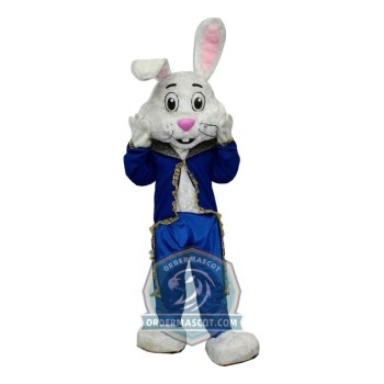 Lovely White Bunny Mascot Costume