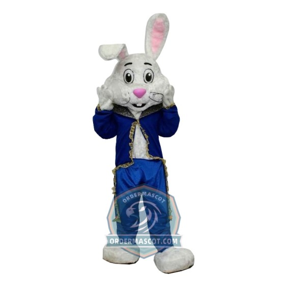 Lovely White Bunny Mascot Costume