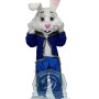 Lovely White Bunny Mascot Costume