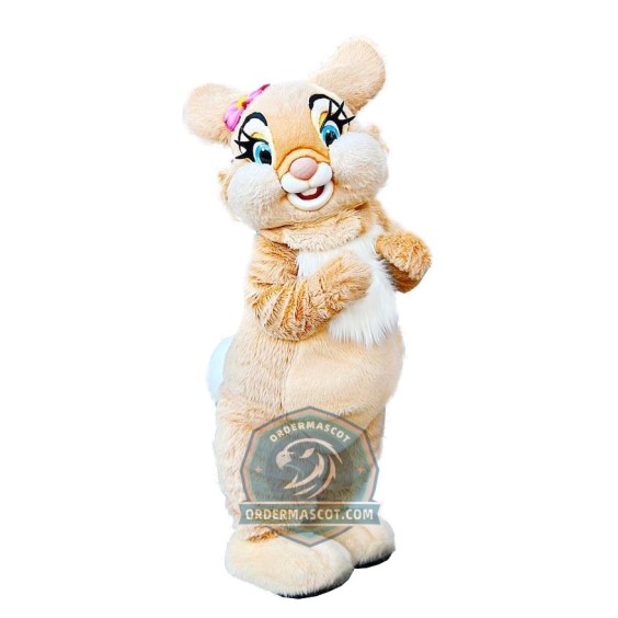 Miss Bunny Rabbit Mascot Costume