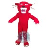 Red Panther Mascot Costume
