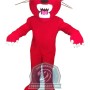 Red Panther Mascot Costume