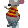 Grey Mouse Mascot Costume