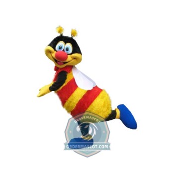 Happy Lightweight Bee Mascot Costume