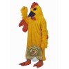 Realistic Yellow Chicken Mascot Costume