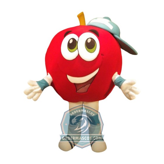 Happy Apple Mascot Costume