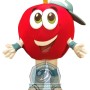 Happy Apple Mascot Costume