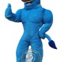 Blue Bull Mascot Costume