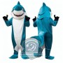 Friendly Shark Mascot Costume