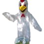 White Rooster Mascot Costume