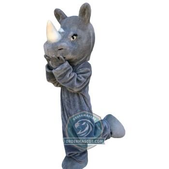 Realistic Rhino Mascot Costume