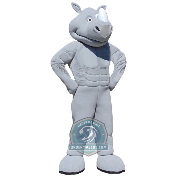 Power Rhino Mascot Costume