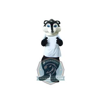 Realistic Skunk Mascot Costume