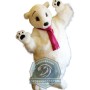Happy Polar Bear Mascot Costume