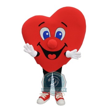 Red Heart Mascot Costume