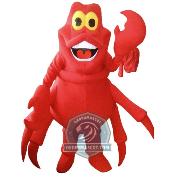 Happy Lobster Mascot Costume