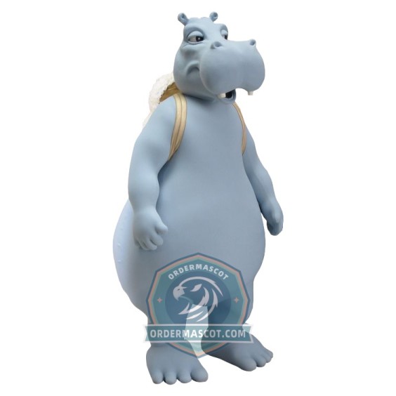 Cute Hippo Mascot Costume