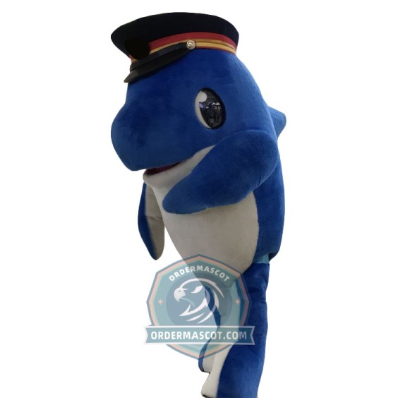 Blue Whale Mascot Costume