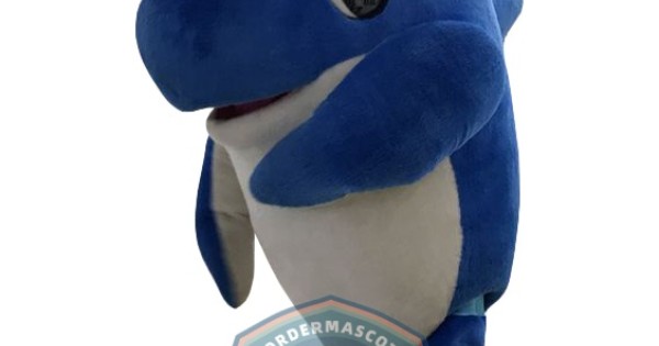 Blue Whale Mascot Costume