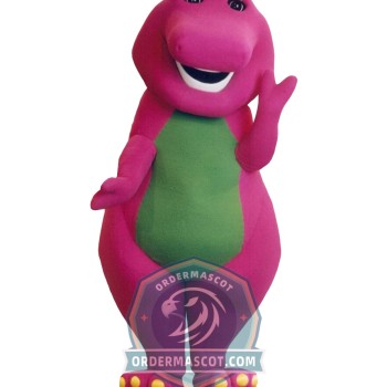 Barney The Dinosaur Mascot Costume