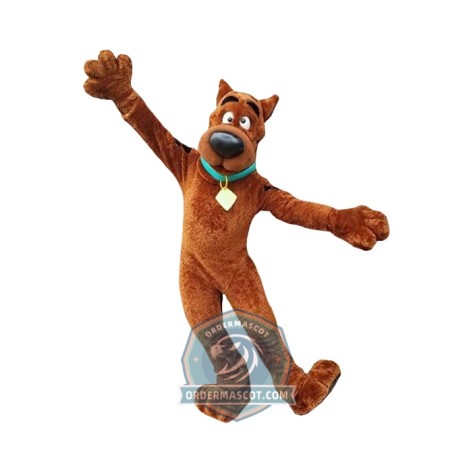 Realistic Scooby-Doo Dog Mascot Costume