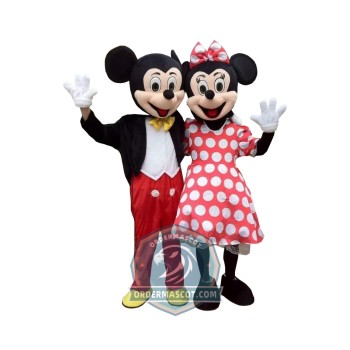 Mickey & Minnie Mouse Mascot Costume